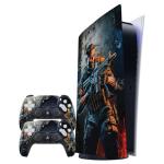 PS5 (Original) Digital Bundle Vinyl Skin – Premium 3M™ Decals for Console & Controllers | Easy Application, Bubble-Free, Scratch-Resistant, Residue-Free Removal | Custom Gaming Skin (Combat)