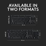 Logitech G G413 SE Full-Size Mechanical Gaming Keyboard - Backlit Keyboard with Tactile Mechanical Switches, Anti-Ghosting, Compatible with Windows, macOS, QWERTY UK English Layout - Black