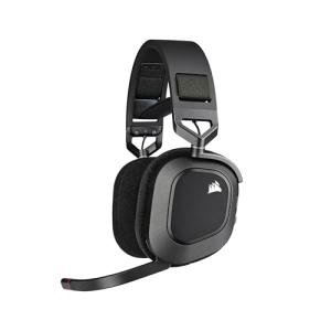 CORSAIR HS80 RGB WIRELESS Multiplatform Gaming Headset – Dolby Atmos – Omni-Directional Microphone – iCUE Compatible – PC, Mac, PS5, PS4 – Carbon