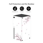 playvital Custom Vinyl Skins for Xbox Series X, Wrap Decal Cover Stickers for Xbox Series X Console Controller - Falling Cherry Blossom