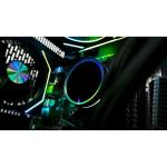 ADMI Gaming PC: AMD Ryzen 7 5700X - AIO Liquid Cooler - RTX 5060 8GB GDDR7 - DDR4 32GB - NVME 1TB - Mars ARGB Panoramic Case (Black) - WiFi - Windows 11