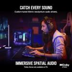 CORSAIR HS80 RGB WIRELESS Multiplatform Gaming Headset – Dolby Atmos – Omni-Directional Microphone – iCUE Compatible – PC, Mac, PS5, PS4 – Carbon