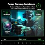 Minifire 27 Inch Gaming Monitor, 200Hz, Full HD 1920x1080 Curved VA Panel, Built in Speaker, Ai Crosshair, 1Ms MPRT, Adaptive Sync, sRGB130%, DCI-P3 95%, VESA 100x100, HDMI1.2＆DP1.4, MFG27C1