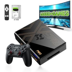 Kinhank Super Console X5 PRO Retro Game Console with 16000+Games， with Game&TV System,BT 5.0,Rock Chip RK3588S,SATA 3.1,Wireless Controllers