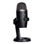 Logitech for Creators Blue Yeti Nano Premium USB Mic for Recording, Streaming, Gaming, Podcasting on PC and Mac, Condenser Microphone with Blue VO!CE Effects, No-Latency Monitoring - Black