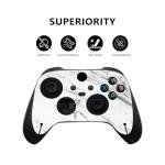 playvital Modern White Marble Custom Vinyl Skins for Xbox Series X, Wrap Decal Cover Stickers for Xbox Series X Console Controller