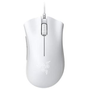 Razer DeathAdder Essential (2021) - Wired Gaming Mouse (Optical Sensor, 6400 DPI, 5 Programmable Buttons, Ergonomic Form Factor) White