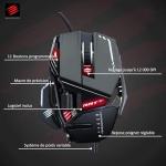 MAD CATZ R.A.T. 8+ Gaming Mouse (USB/Black/16000dpi/11 Buttons) - MR05DCINBL000-0