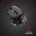 MAD CATZ R.A.T. 8+ Gaming Mouse (USB/Black/16000dpi/11 Buttons) - MR05DCINBL000-0