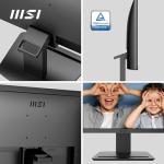 MSI PRO MP223 E2 21.45-Inch Full HD Office Monitor - 1920 x 1080 Resolution, 100Hz, Eye-Friendly Screen, Tilt-Adjustable - HDMI™ 1.4b, DisplayPort 1.2a