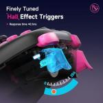 EasySMX X05 Wireless PC Controller with Hall Triggers Joysticks, Bluetooth Game Gamepad Controller with RGB Lights, No Drift Deadzone Gaming Controller for PC Android iphone Switch Steam