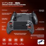 VITURE x 8BitDo Ultimate Mobile Gaming Controller – World’s First for XR Glasses | USB-C Connection for Minimum Latency, Hall Effect Sticks, Charge While Playing, Pro Performance for Android