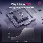 EasySMX X05 Wireless PC Controller with Hall Triggers Joysticks, Bluetooth Game Gamepad Controller with RGB Lights, No Drift Deadzone Gaming Controller for PC Android iphone Switch Steam