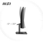 MSI PRO MP223 E2 21.45-Inch Full HD Office Monitor - 1920 x 1080 Resolution, 100Hz, Eye-Friendly Screen, Tilt-Adjustable - HDMI™ 1.4b, DisplayPort 1.2a