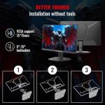 Minifire 24 Inch 180Hz Gaming Monitor, Full HD 1080p VA Panel, 4000:1 Contrast, 1ms MPRT, Free-Sync, sRGB 110%, DCI-P3 80%, Anti-Bluelight, HDR, VESA 75x75mm, HDMI & DP (MFG24F4L)