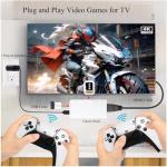 Whatsko 2025 Upgraded Retro Games Console, M15 Game Stick 4k 20000+ retro Games with 23 Emulators, HDMI Plug and Play Retro TV Games with 2 Wireless Controllers (64G)