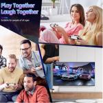 Whatsko 2025 Upgraded Retro Games Console, M15 Game Stick 4k 20000+ retro Games with 23 Emulators, HDMI Plug and Play Retro TV Games with 2 Wireless Controllers (64G)