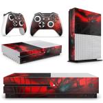 GNG Spider Console Skin Decal Sticker + 2 Controller Skins Compatible with XBOX One S