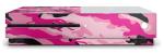 GNG Pink Camo Console Skin Decal Sticker + 2 Controller Skins Compatible for XBOX One S