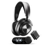 SteelSeries Arctis Nova Pro Wireless - Multi-System Gaming Headset (PS5 & PC / Switch + Bluetooth) - Unlimited Battery Life; 2 Hot-Swap Batteries - Active Noise Cancellation - ClearCast Gen2 Mic