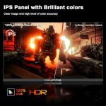 Minifire 27-inch 180Hz QHD Gaming Monitor, 2560x1440 IPS, 1ms MPRT, Adaptive Sync, 10-bit, 90% DCI-P3, 120% sRGB, HDR, Eye Care, AI Crosshair, HDMI 2.0&DP 1.2, VESA 100x100mm (MFG27F4Q)