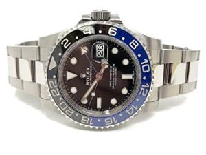 Rolex GMT Master II Black Dial Stainless Steel Mens Watch 116710 BLNR