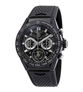 Tag Heuer Carrera 02T Tourbillon Chronograph Automatic Black Dial Men's Watch CAR5A8W.FT6071