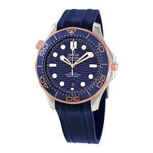 Omega Seamaster Diver Automatic Stainless Steel & 18kt Sedna Gold Blue Dial Men's 42 mm Watch 210.22.42.20.03.002