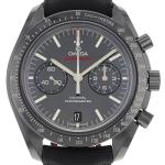 Omega Speedmaster Co-Axial Chronograph "Dark Side of the Moon" Black Dial Black Fabric Mens Watch 31192445101003