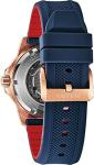 Bulova Mens Analogue Automatic Watch with Silicone Strap 98A227, Blue, Strap