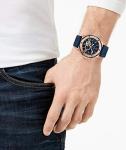 Bulova Mens Analogue Automatic Watch with Silicone Strap 98A227, Blue, Strap