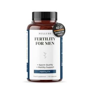 Nullure Male Fertility Supplements | Sperm Count & Motility Support | Pre Conception Vitamins for Men Trying to Conceive | 3rd Party Tested | Vegan | No Additives | 1 Month Supply | Made in Barcelona
