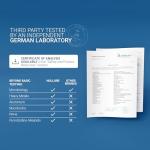 Nullure Male Fertility Supplements | Sperm Count & Motility Support | Pre Conception Vitamins for Men Trying to Conceive | 3rd Party Tested | Vegan | No Additives | 1 Month Supply | Made in Barcelona