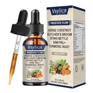 Prostate Supplement for Men - Prostate Health Supplements for Men - with Horse Chestnut, Stinging Nettle & Zinc - Supports Urinary Flow & Men's Wellness - Advanced Prostate Support Complex - 60 ml