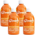 The Turmeric Co. Fresh Turmeric Shots | 28 Shots | Daily Health & Boost Immunity | Joint Support | Natural Vegan Cold-Pressed Ingredients | Month Supply 4x420ml Dosing Bottles | No Added Sugar