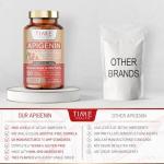 Apigenin - 50mg x 120 Capsules - 98%+ Purity - Optimal Dose for Sleep & Relaxation Support - NAD+ Booster - Grapefruit Source - UK Made - GMP Standards - Zero Additives (120 Count (Pack of 1))