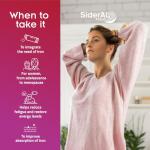 Pharmanutra SiderAL Folic Iron Supplement for Women, Vitamins C, D, B6, B12, Folic Acid, Reduces Fatigue, Iron Deficiency, Pregnancy, Gentle on Stomach, Non-Constipating, Rapid Absorption, 20 Sachets