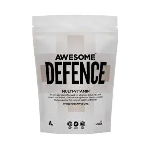 Awesome Health Defence - Vegan Multivitamin Tablets – Multi-Vitamin & Multinutrient Supplement – 120 Capsules – Vitamin D,C,E – Immune Support, Antioxidant Protection – Vegan Supplement