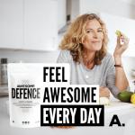 Awesome Health Defence - Vegan Multivitamin Tablets – Multi-Vitamin & Multinutrient Supplement – 120 Capsules – Vitamin D,C,E – Immune Support, Antioxidant Protection – Vegan Supplement