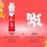 Kollo Premium Marine Liquid Collagen, 10,000 mg with Hyaluronic Acid, 14 x 10000mg Hydrolysed Collagen Peptides Sachets, Liquid Collagen Supplements Vitamins B & C, Informed Sport Certified