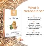 Healthspan MenoSerene | Menopause Support | Women's Health | Vitamin D3 for Normal Bone Health | Vitamin B6 for The Reduction of Tiredness & Fatigue | Vegan (60 Day Supply)