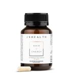 JSHealth Vitamins Hair and Energy Formula, Hair Growth Supplement for Women and Men, Zinc and Iodine Capsules for Healthy Growth, Hair Loss Support, 30 Capsules