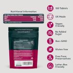 Biotin Hair Growth Supplement - 180 Vegan Tablets Enhanced with Zinc & Selenium, Hair Vitamins Complex - Biotin 10000 mcg - Hair Skin and Nails Vitamins for Women & Men UK (Packaging Design May Vary)