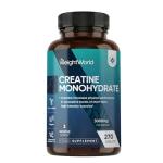 Creatine Monohydrate 3000mg - 270 Vegan Tablets - 3 Months Supply - Micronised for Easy Absorption - Creatine Monohydrate Powder Tablets for Men & Women - Unflavoured, Keto-Friendly & Gluten-Free