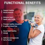 Govixed Beets Ultimate Heart Health Chews for Blood Pressure Support, with Beetroot Powder, CoQ10, B Vitamins & Grapeseed, Pomegranate Berry, 60 Soft Chews