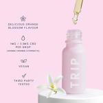 TRIP CBD Oil 1000mg (High Strength), Orange Blossom, Vegan, 100% Natural, Flavoured CBD Oil Blended with MCT Coconut Oil (Pack of 1)