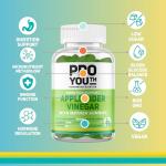 Apple Cider Vinegar Gummies with The Mother – Vitamin B6, Chromium & Vitamin C for Digestion, Metabolism, Energy & Immune Support – Apple Flavour – Travel‑Friendly ACV Alternative – 60 Gummies