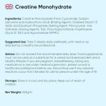 Creatine Monohydrate 3000mg - 270 Vegan Tablets - 3 Months Supply - Micronised for Easy Absorption - Creatine Monohydrate Powder Tablets for Men & Women - Unflavoured, Keto-Friendly & Gluten-Free