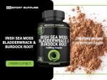 Sea Moss Complex 14,000mg Extract Including Bladderwrack & Burdock Root - 120 High Strength Capsules Providing 120 Day Supply - North Atlantic Irish Sea Moss Supplement - Vegan & UK Made