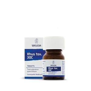 Weleda Rhus Tox. 30C, Homeopathic Medicinal Product, Toxicodendron Quercifolium 30C, Vegetarian, 125 Tabs